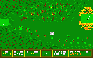 GP Golf atari screenshot